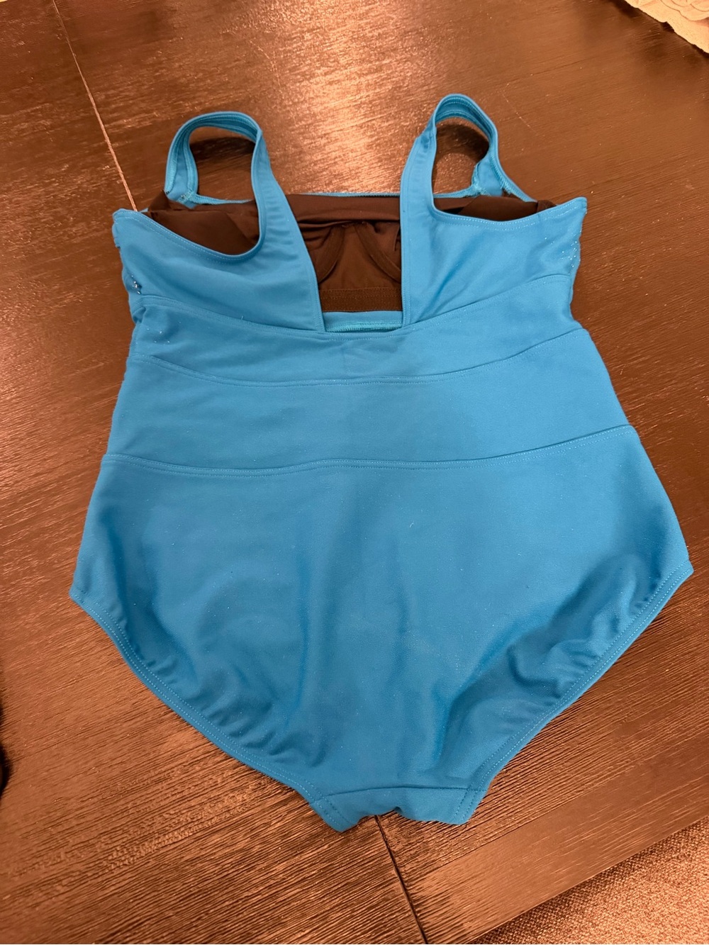 Miraclesuit Teal Blue One-Piece Swimsuit - Picture 2 of 3
